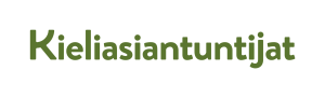 Kieliasiantuntijat vihreä logo